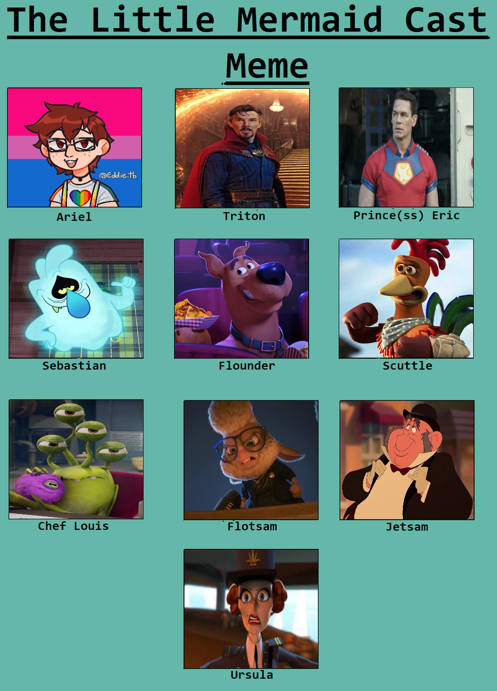 Recast Deviantart My 3rd The Little Mermaid Recast Meme by gracie01villafana20 on DeviantArt