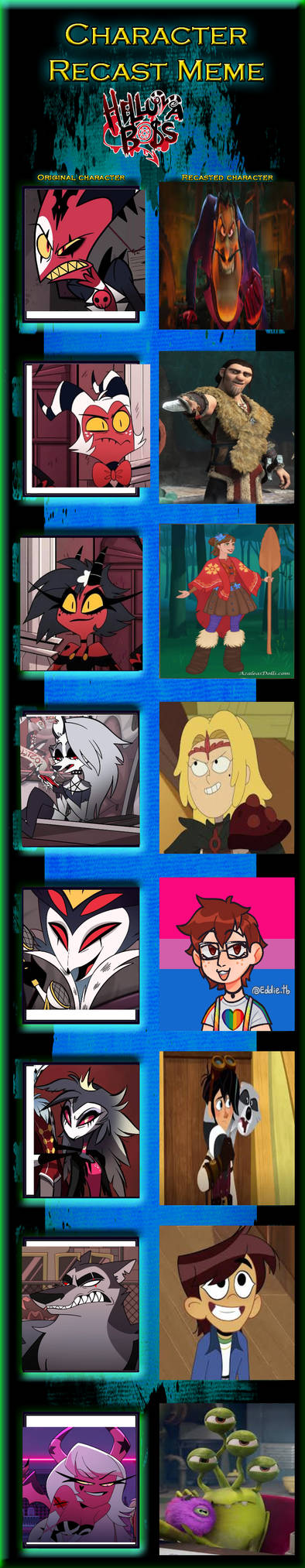 My 2nd Helluva Boss Recast Meme