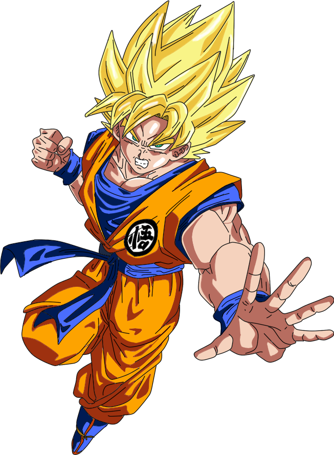 Goku Super Sayajin 1 by TracoDigital on DeviantArt