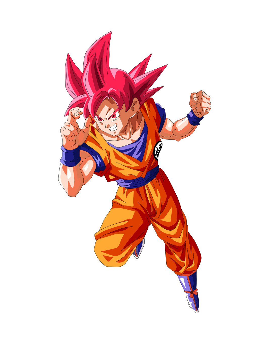Goku Super Saiyan Dios by ChronoFz on DeviantArt
