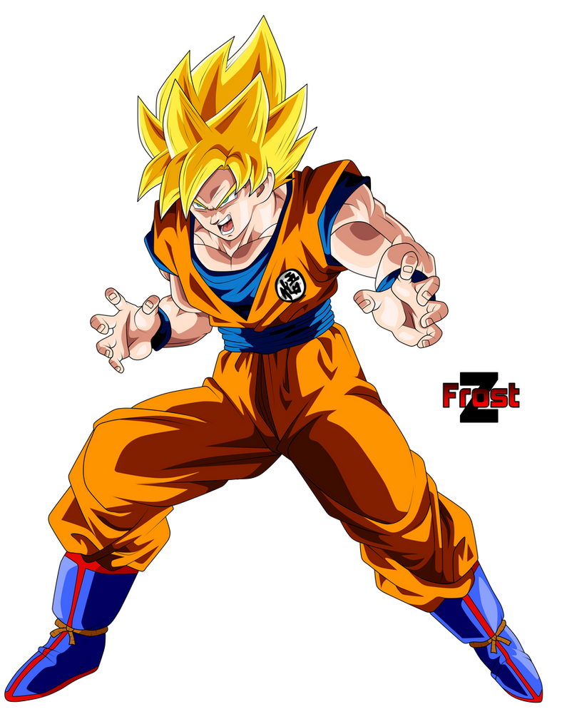 Goku Super Saiyan by ChronoFz on DeviantArt