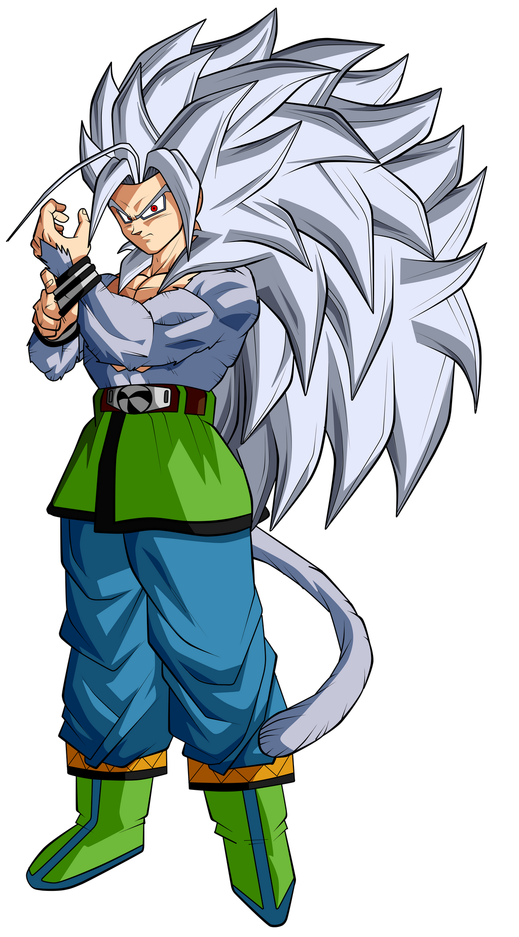 Goku Super Saiyan 5 Lineart by ChronoFz on DeviantArt