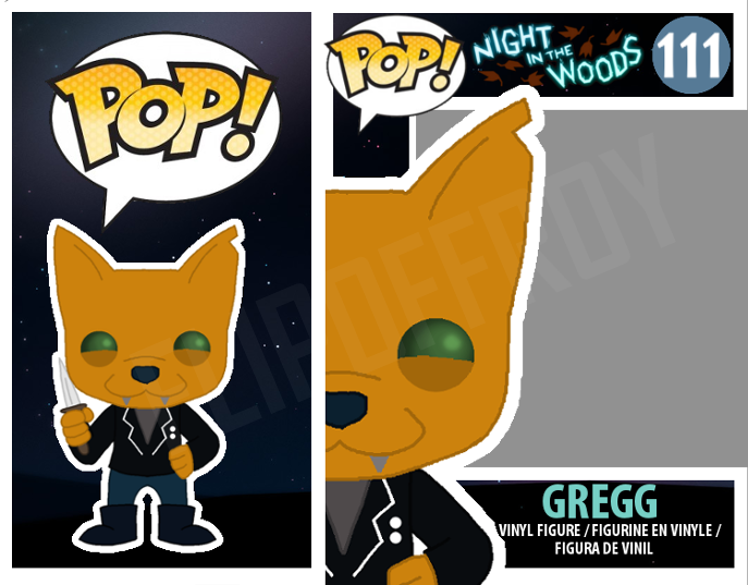 Gregg with Knife PopVinyl (Night in the Woods)