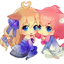 Chibi Commish: Butter and Kokoro