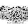 Celtic armband tattoo design