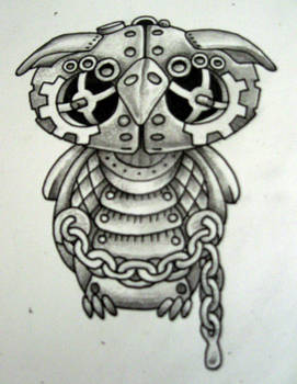 Steam punk Owl Bold