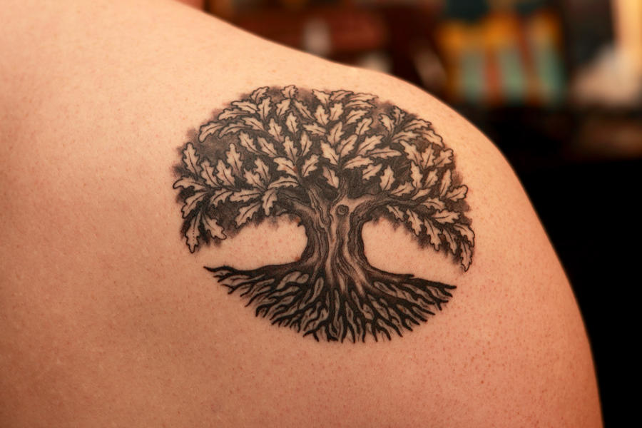 Oak Tree tattoo