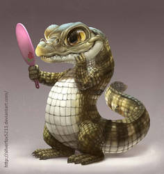 Spectacled Caiman by Silverfox5213