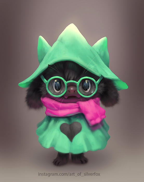 Ralsei by Silverfox5213 on DeviantArt