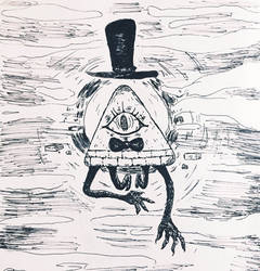 Inktober Day 3 | Bill Cipher