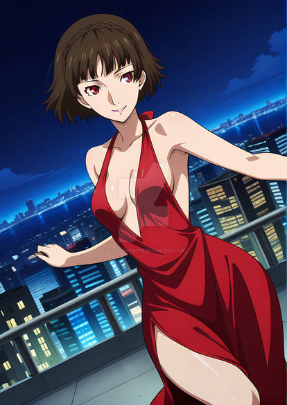 woman in evening dress persona 5 Thoughts on Makoto's Masquerade Party dress? : r/Persona5