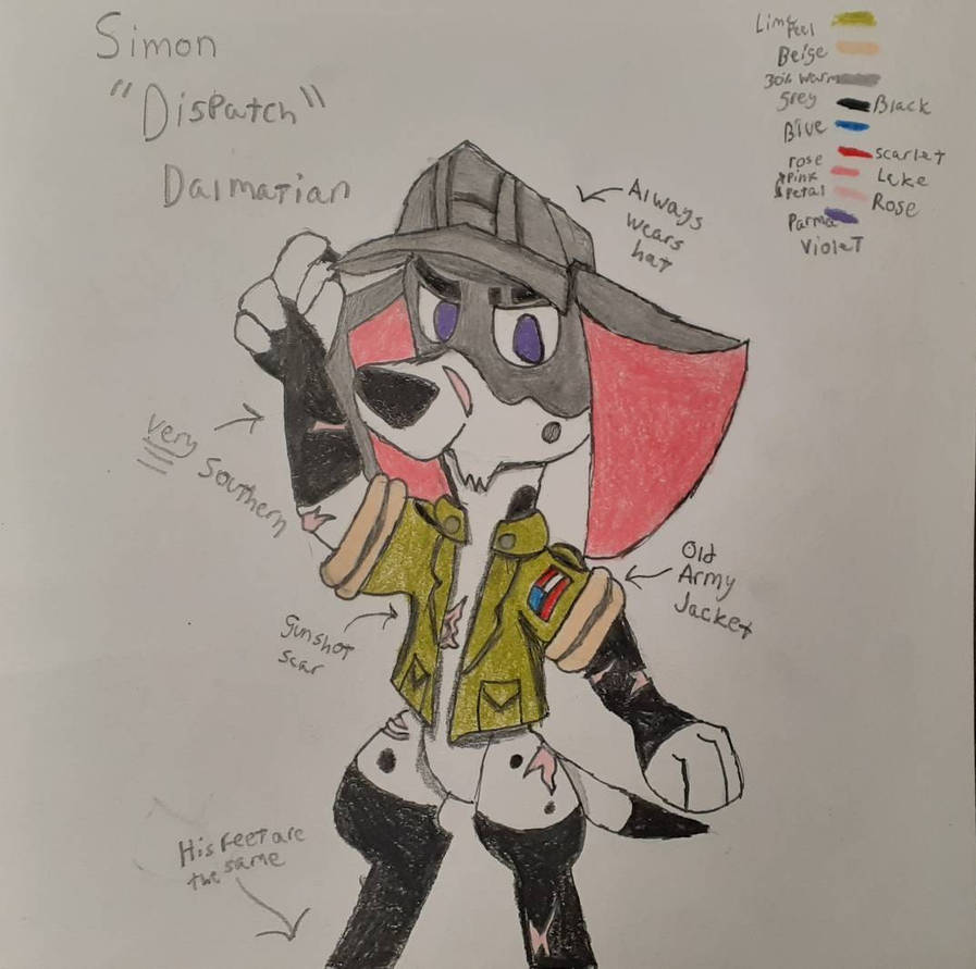 Dispatch Icon Deviantart Dispatch Dalmatian redesign ref by GoldenFroodey on DeviantArt