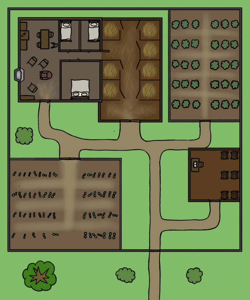 Butchery Battle Map Farm battlemap by martyrex on DeviantArt