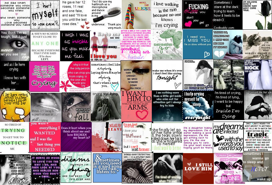 Depressing Collage by xxblondexfreakxx on DeviantArt