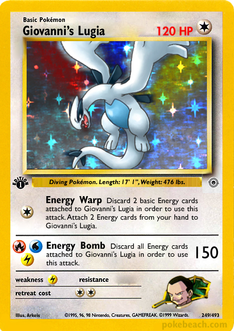 Pokemon - Shiny Lugia TCG Card by jochemmasselink on DeviantArt