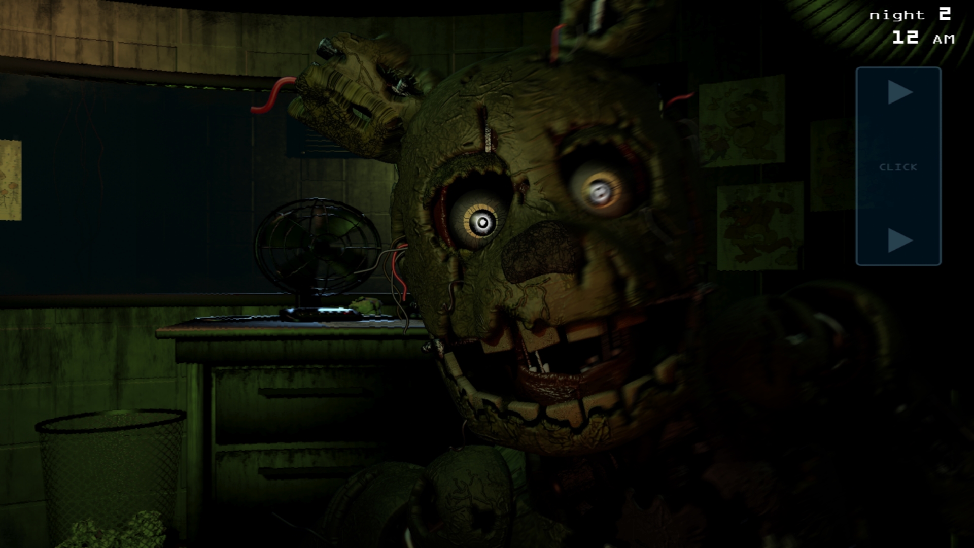 Springtrap in office lighting fixed by FuntimeCatyy on DeviantArt