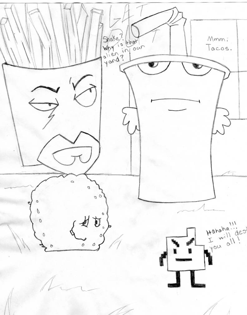 Aqua Teen Hunger Force. by Chigoya-sensei on DeviantArt