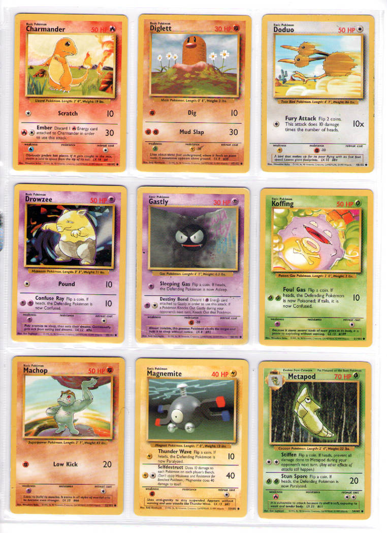 Original Pokemon Base Set Page 6/12 by ilnamreh on DeviantArt