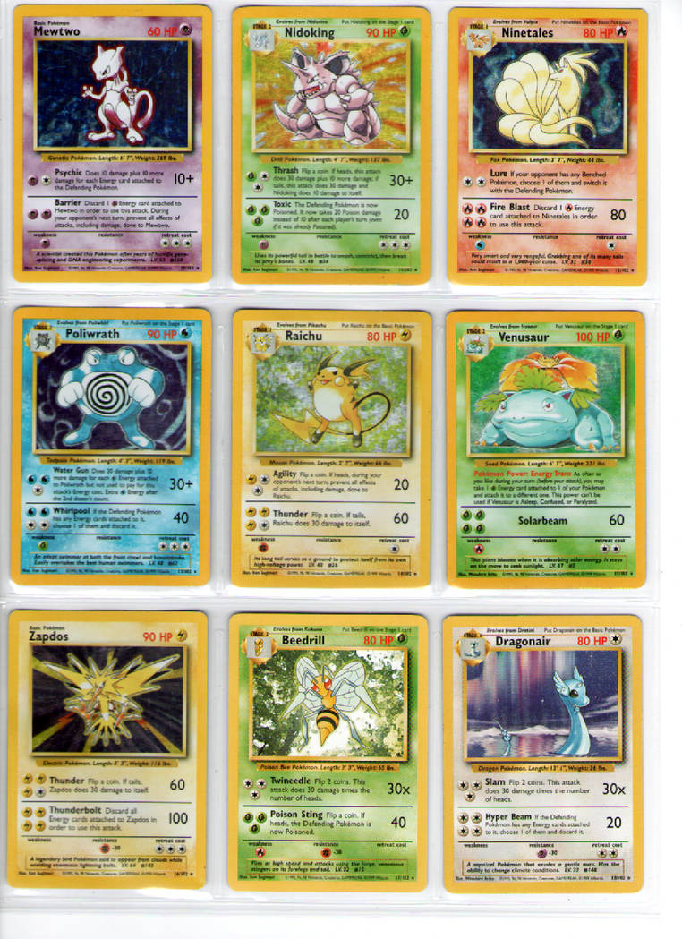 Original Pokemon Base Set Page 2/12 by ilnamreh on DeviantArt