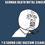 German death metal singers