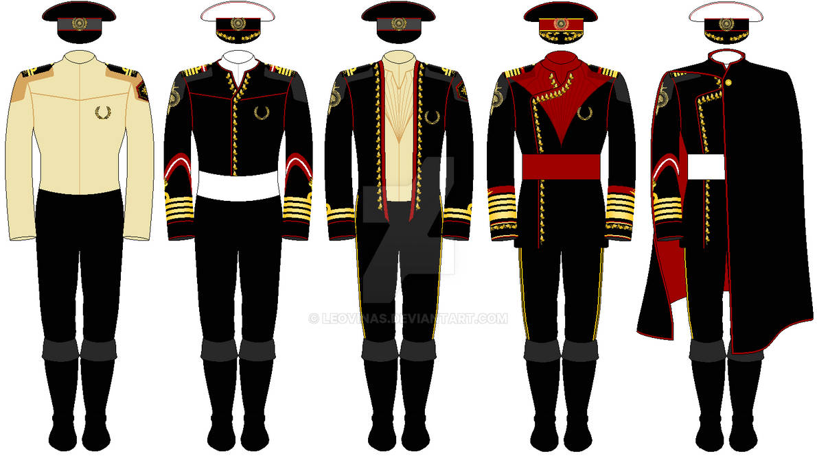 Sci-Fi: UEN Officers' Uniforms by Leovinas on DeviantArt