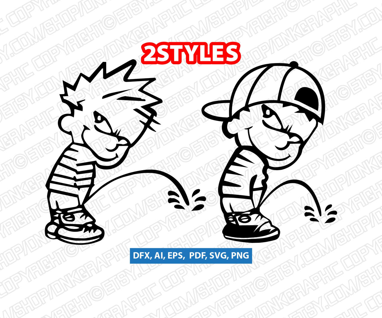 Download Calvin Peeing Svg Sticker Decal Silhouette Cameo C By Dnkgraphic On Deviantart