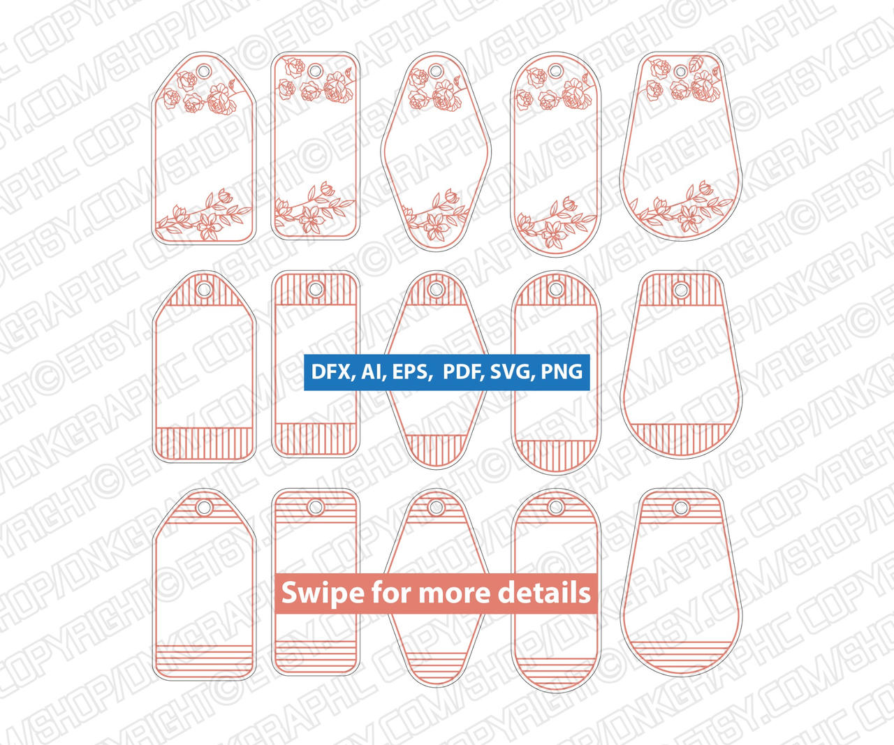 Download Motel Style Keychain Templates Svg Cut File Cricut By Dnkgraphic On Deviantart