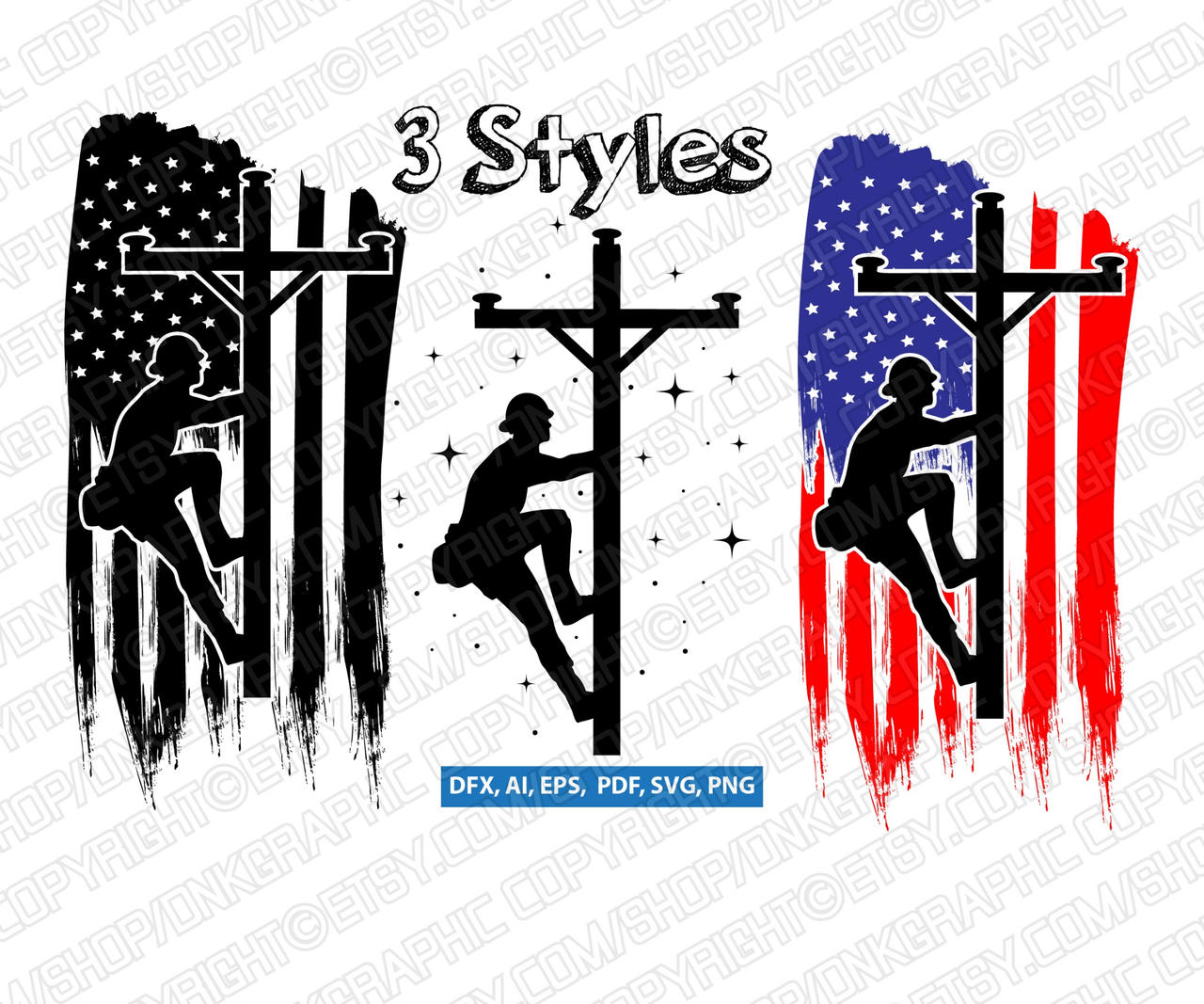 Download Electrician Lineman Svg Sticker Decal Silhouette C By Dnkgraphic On Deviantart