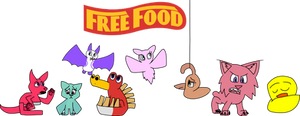 Yukiry's Free Food Animals by qile69