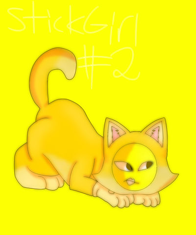 Cat StickGirl 2 by Rainbow-Floof on DeviantArt