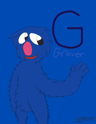 Grover Abc ABC Marathon 2021- Grover by Rainbow-Floof on DeviantArt