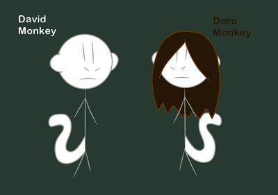 Monkey Dave Monkey! David And Monkey! Dora by Rainbow-Floof on DeviantArt