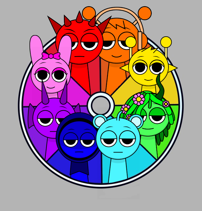 The Sprunki Color Wheel! by Rainbow-Floof on DeviantArt