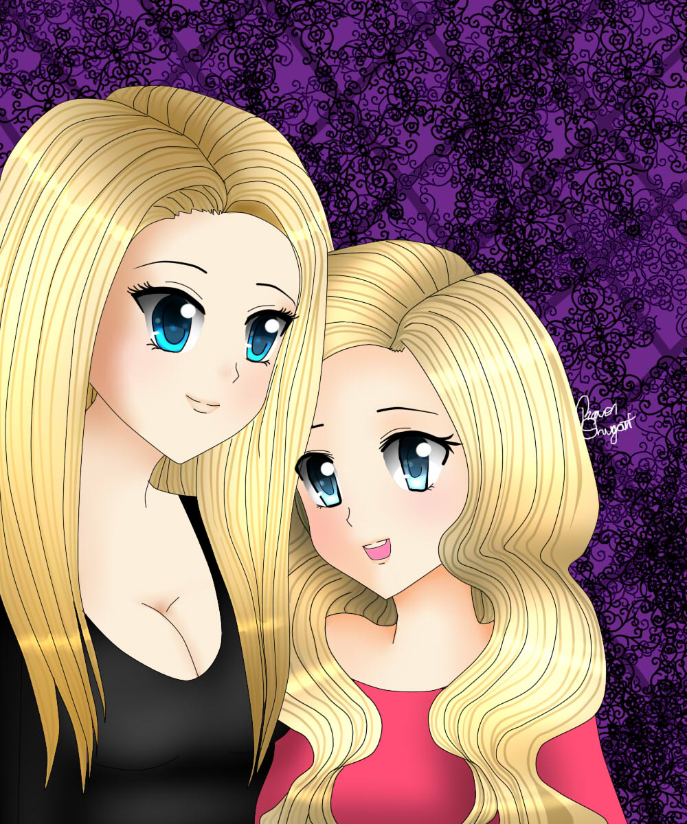 Anime girl and her mother. by Wingless1Raven on DeviantArt Anime girl and her mother. by Wingless1Raven on DeviantArt