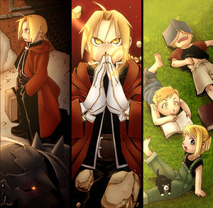 Fullmetal Alchemist Inner Covers (Volumes 1-3)