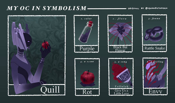 My OC In Symbolism - Quill