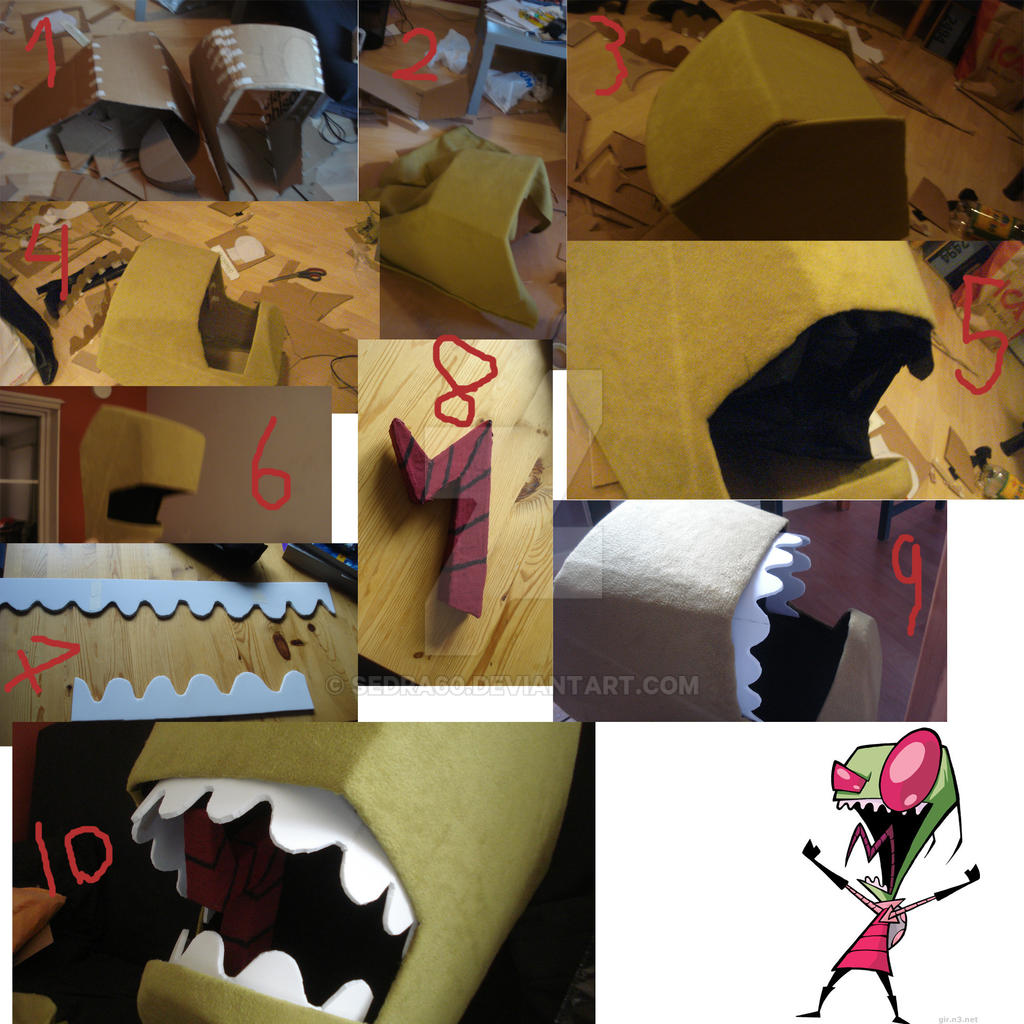 Invader Zim head part 2