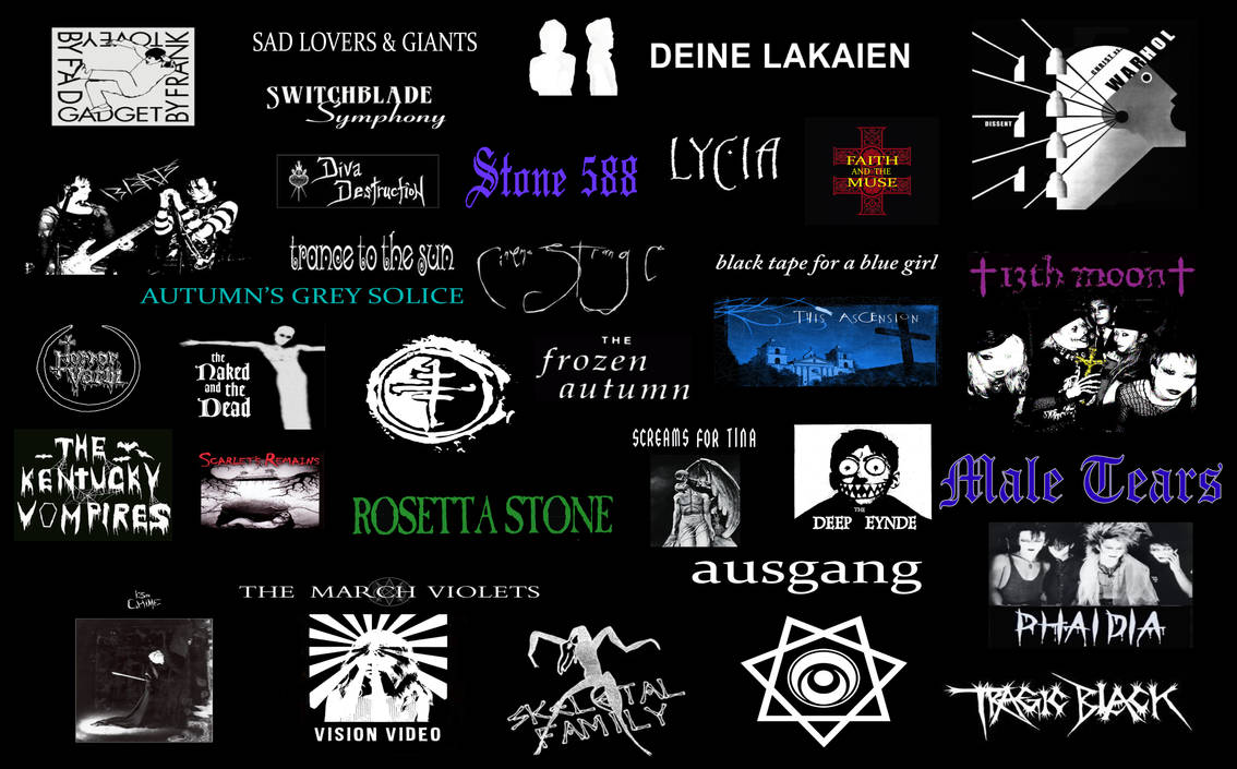 Goth Band Logo Wallpaper 2 by ObsidianNightwalker on DeviantArt