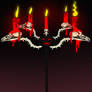 Gothic Thanksgiving Candelabra
