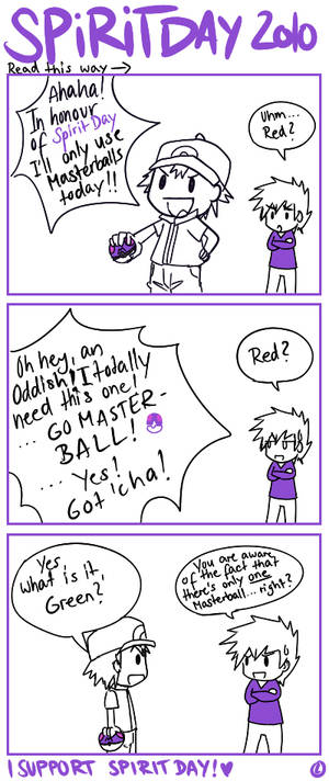 Lame PKMN Comic 5 - Spirit Day