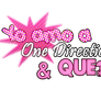 Texto PNG Yo amo a One Direction y Que?