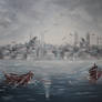 Oil painting istanbul