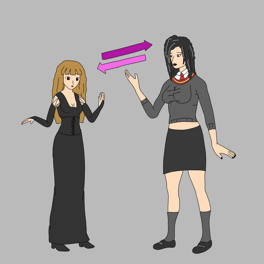Bellatrix Hermione Body Swap by penny3024 on DeviantArt