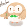 Rowlet, say hi to everybody!