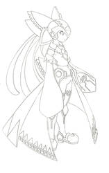 Reimu Megaman zero Style