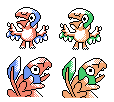 Gen 2 Archen Sprites