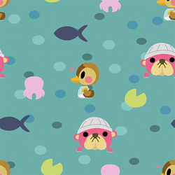 Animal Crossing Water Pattern