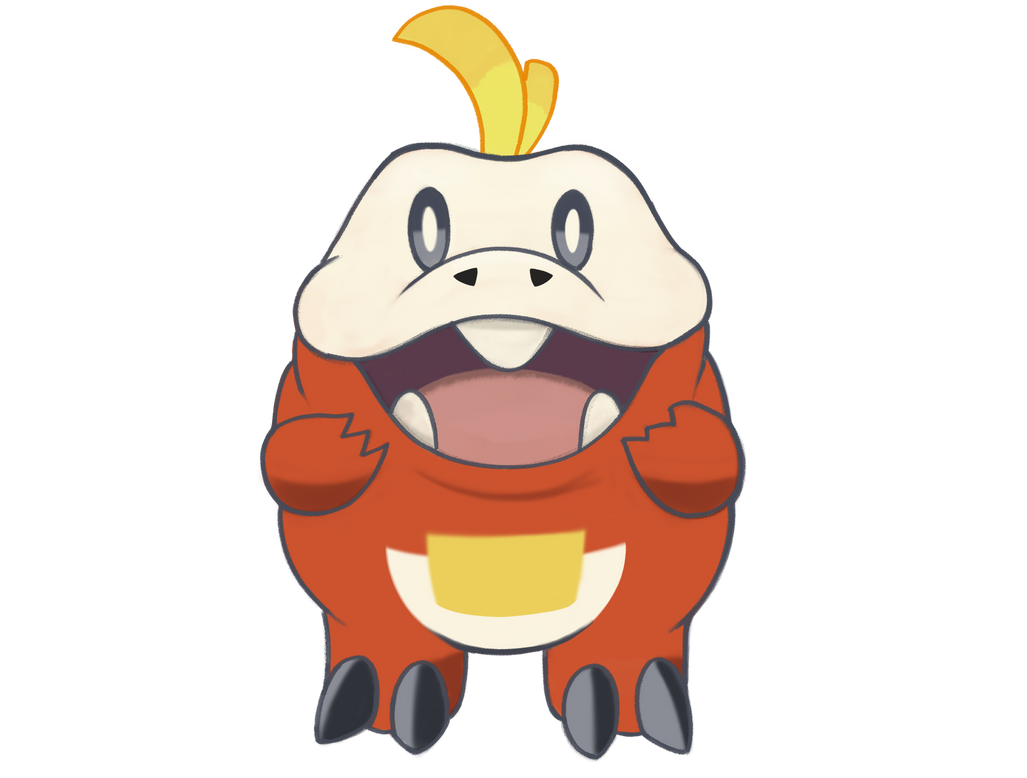 Fuecoco by AlcosaurusRex on DeviantArt