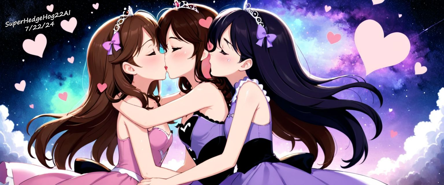 Galaxy Girls Yuri Kissing AI! by SuperHedgeHog22 on DeviantArt Galaxy Girls Yuri Kissing AI! by SuperHedgeHog22 on DeviantArt