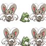 Cinccino battle frames